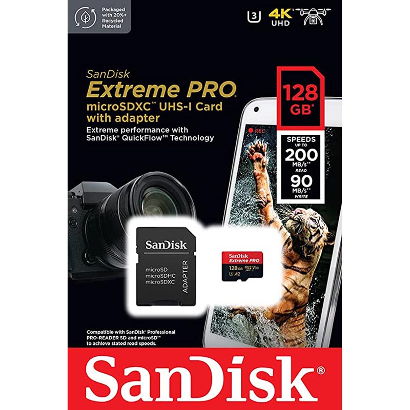 SanDisk Extreme Pro 128GB 200mb/s MicroSD