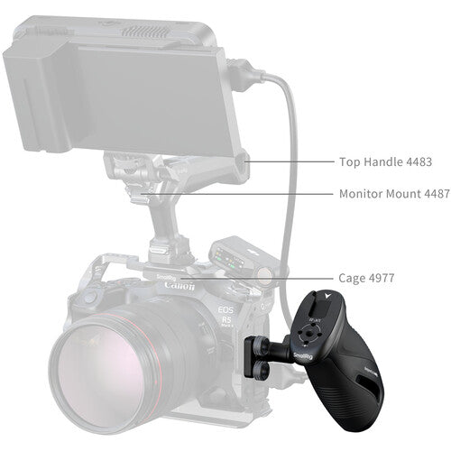 SmallRig Rotating Side Handle with 1/4"-20 Screws