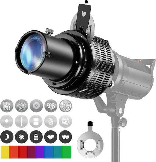 Soonpho Bowens Mount Conical Spotlight kit