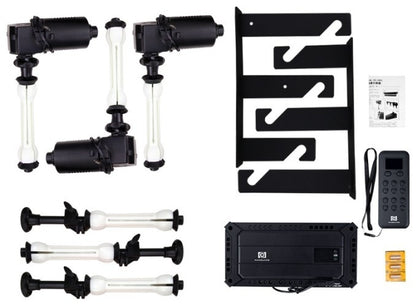 Motorized Wall Mounted Background Holder - set of 3