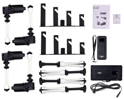 Motorized Wall Mounted Background Holder - set of 4