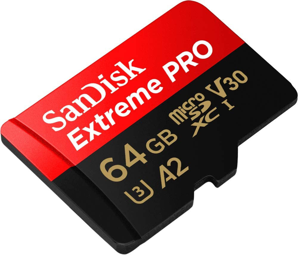 SanDisk 64GB Ultra UHS-I microSDXC Memory Card with SD Adapter